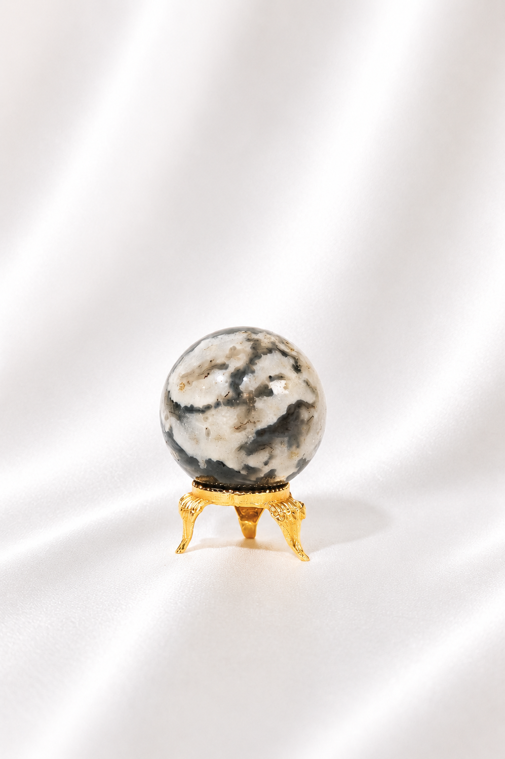 Moss Agate Sphere #23