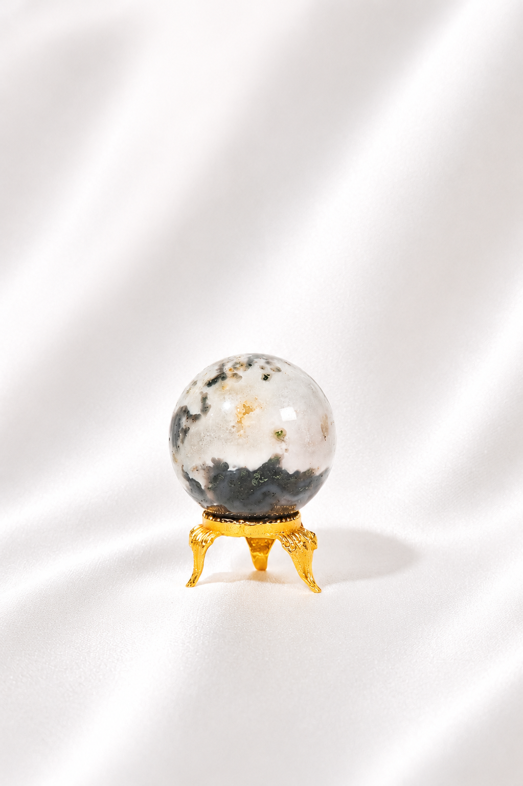 Moss Agate Sphere #23