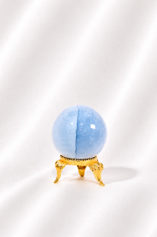 Blue Opal Sphere #1