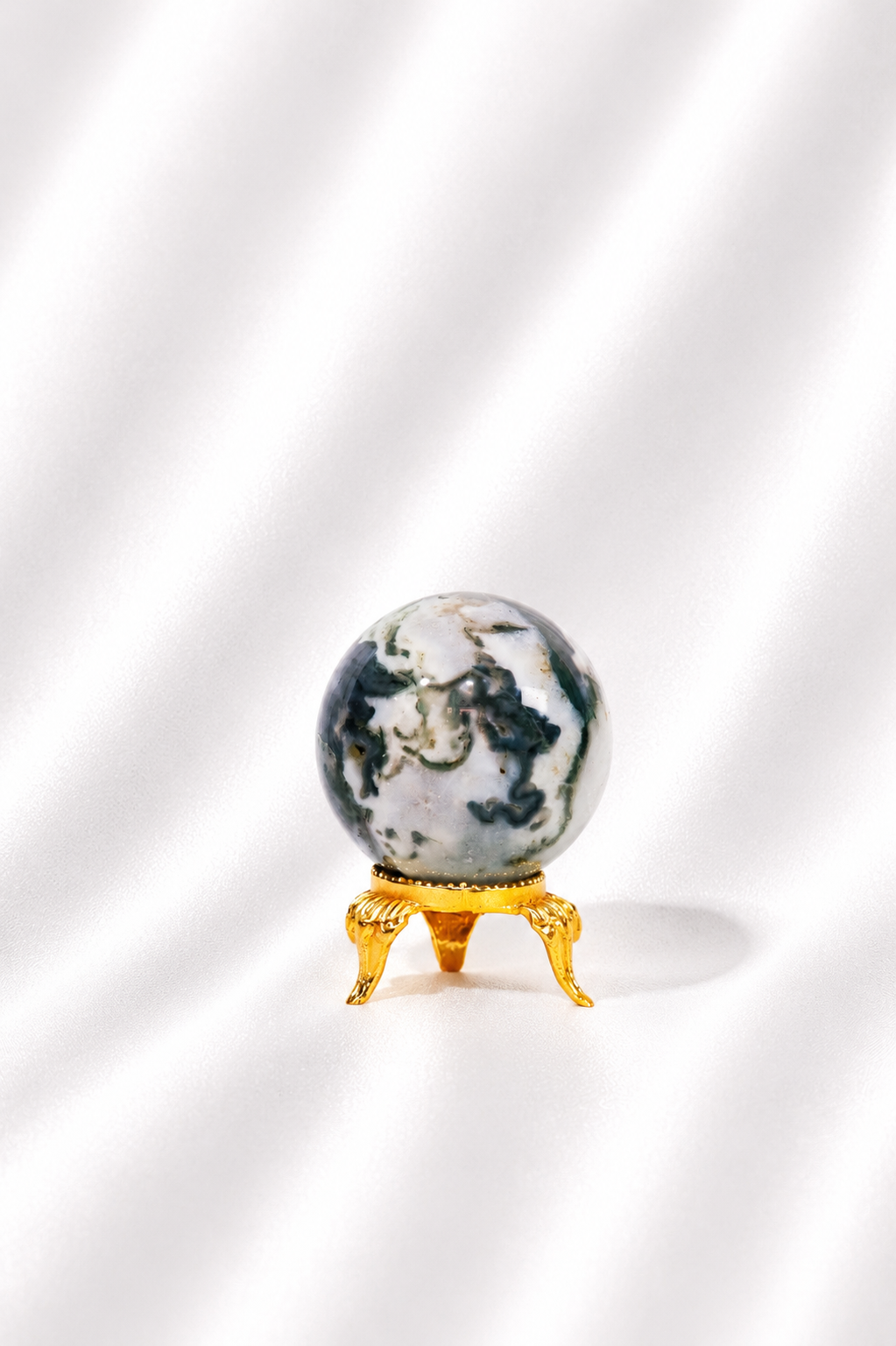 Moss Agate Sphere #24
