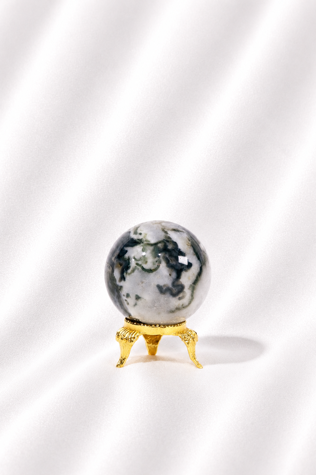 Moss Agate Sphere #24