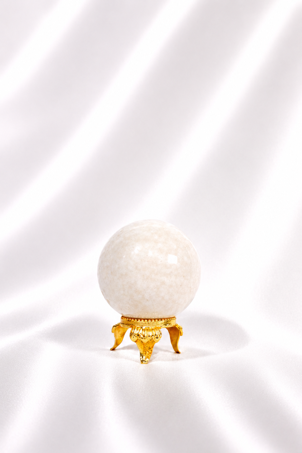 Peach Scolecite Stilbite Sphere #6 - RARE