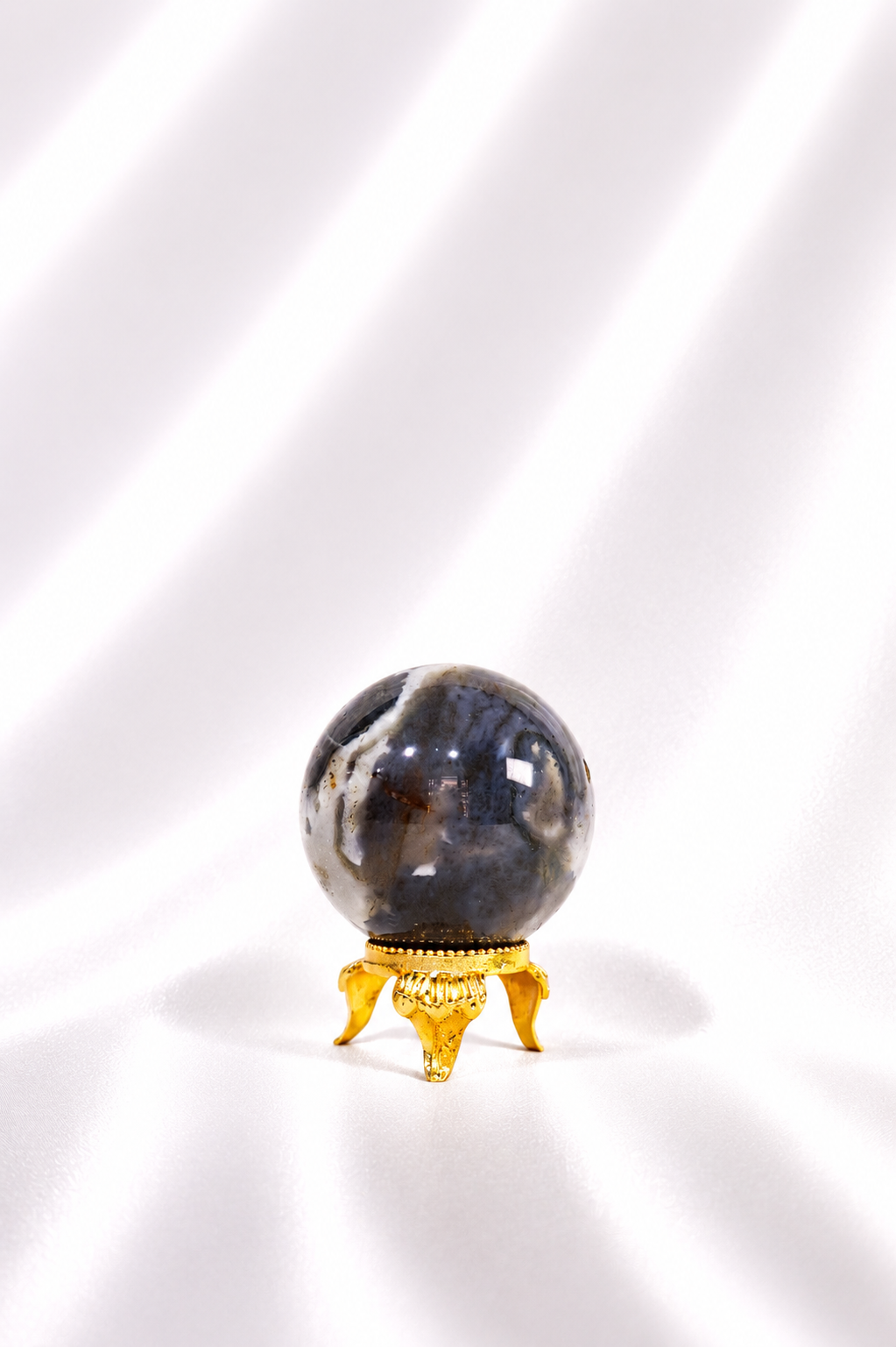 Moss Agate Sphere #25