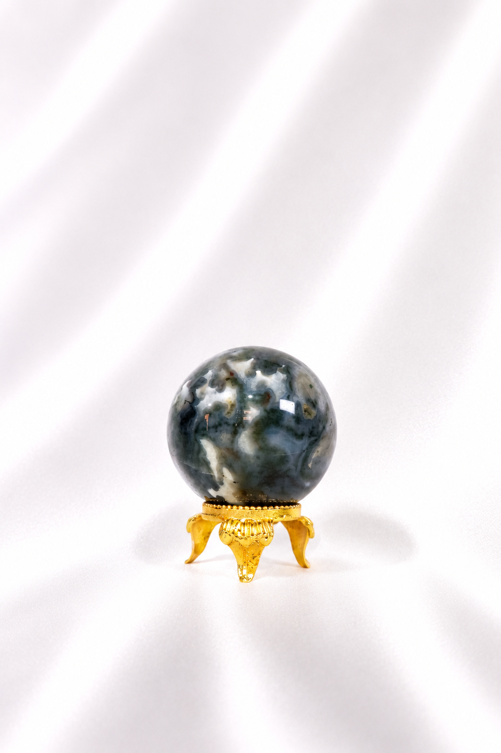 Moss Agate Sphere #25