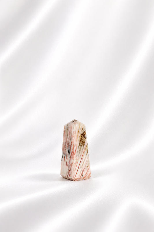 Pink Scolecite Tower #2