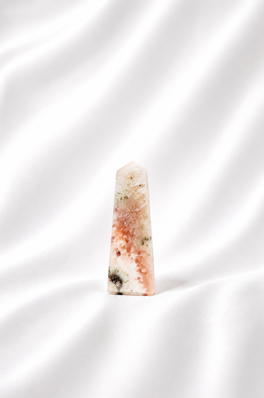 Pink Scolecite Tower #6