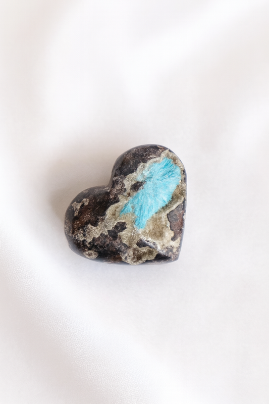 Cavansite Heart #8- RARE