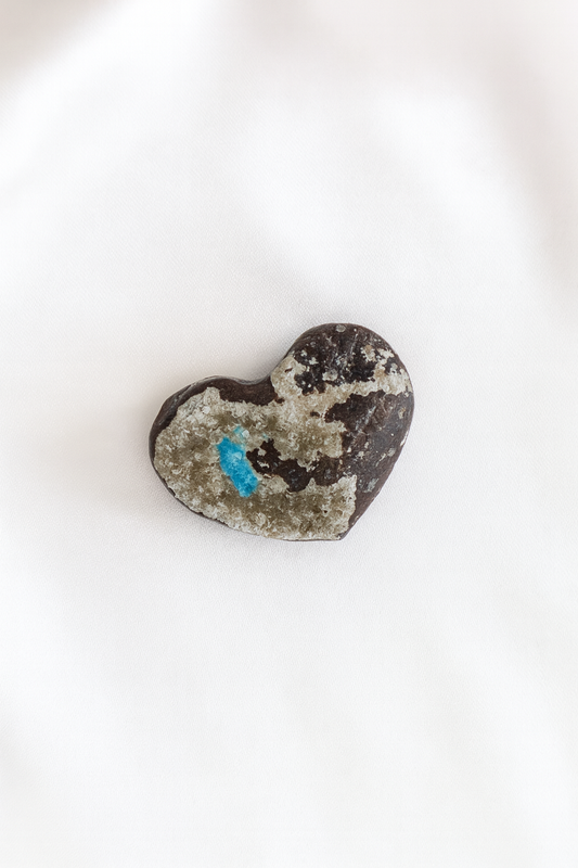 Cavansite Heart #1- RARE
