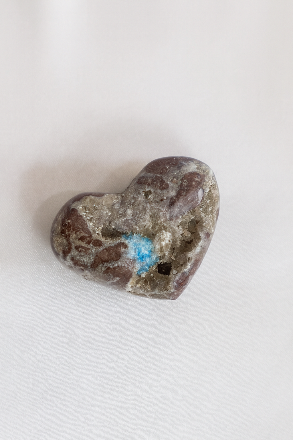 Cavansite Heart #7- RARE