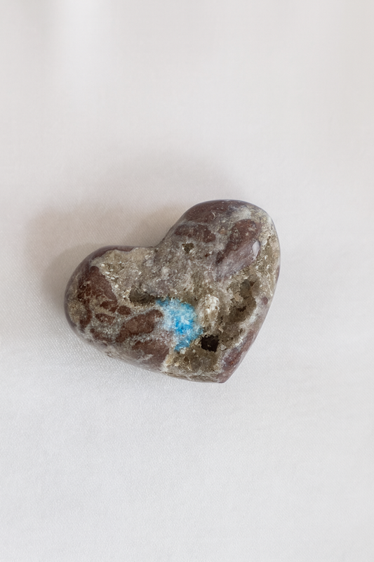 Cavansite Heart #7- RARE