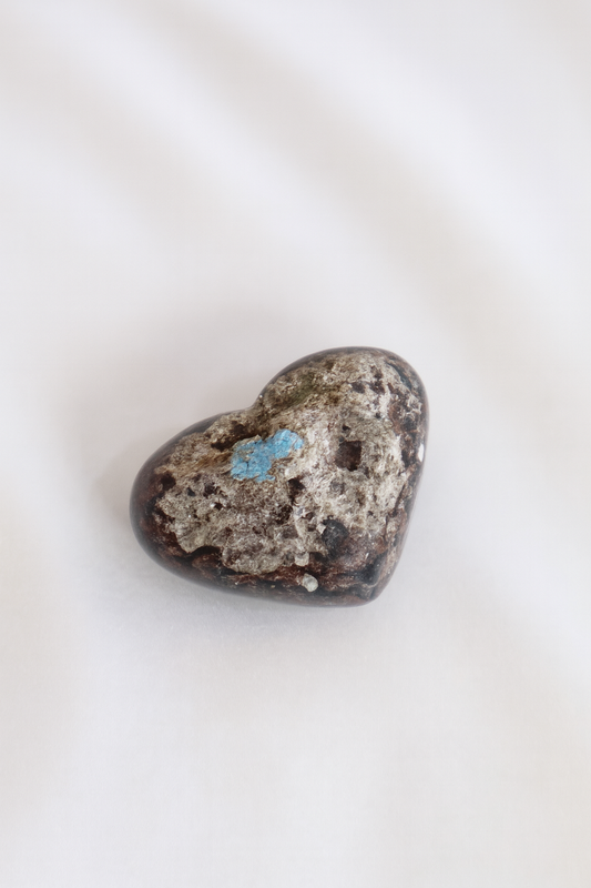 Cavansite Heart #10- RARE