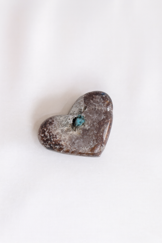 Cavansite Heart #3- RARE