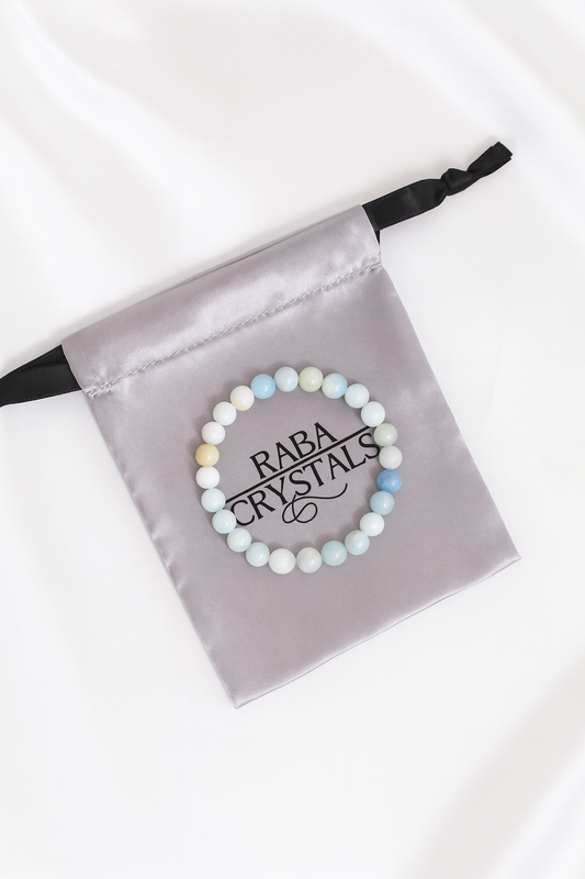 Aquamarine Beaded Bracelet