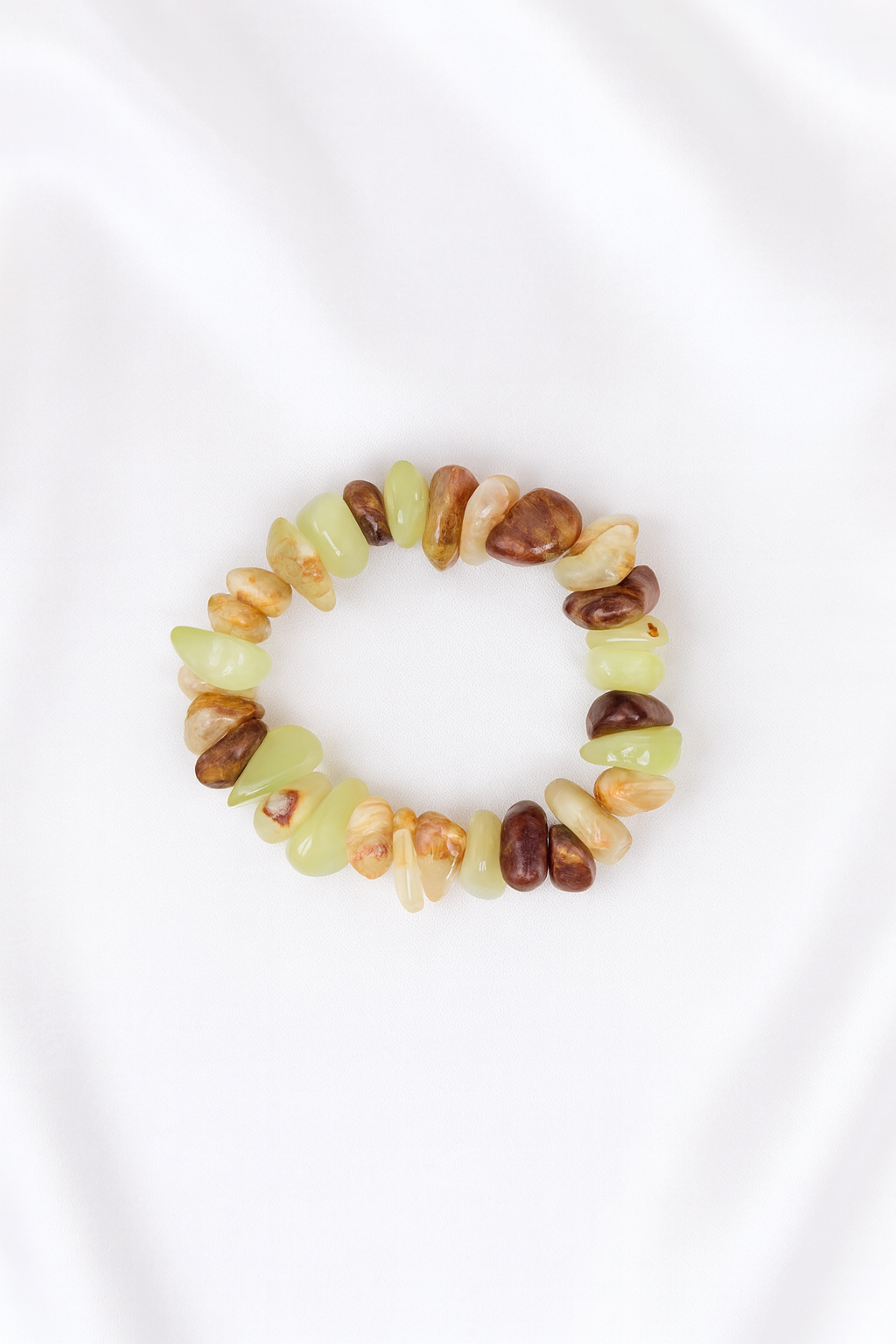 Green Banded Onyx Bracelet