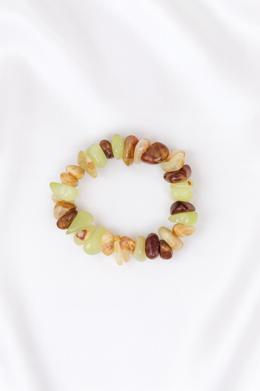 Green Banded Onyx Bracelet