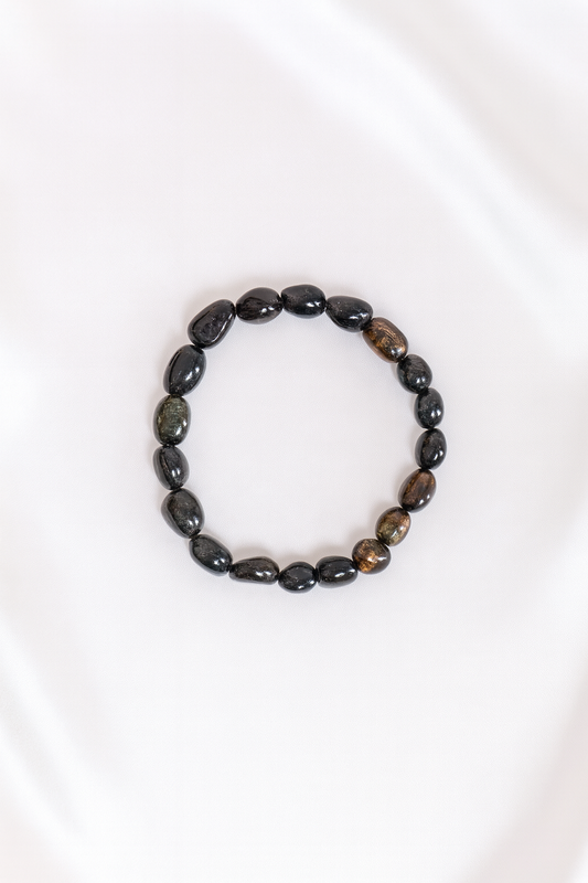 Blue Tiger's Eye Tumbled Bracelet