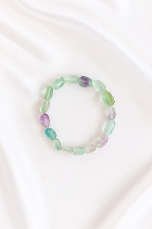 Fluorite Tumbled Bracelet