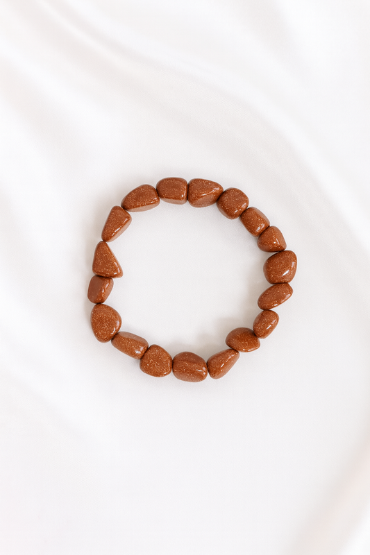 Golden Sandstone Tumbled Bracelet