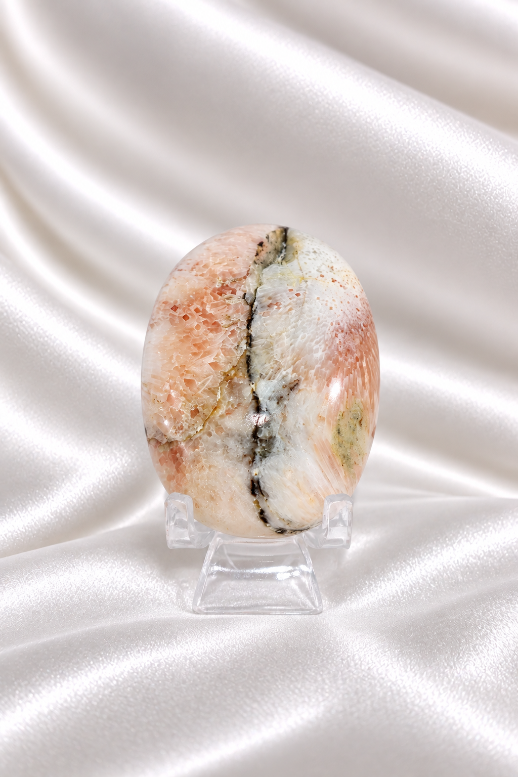 Pink Scolecite Palmstone #4