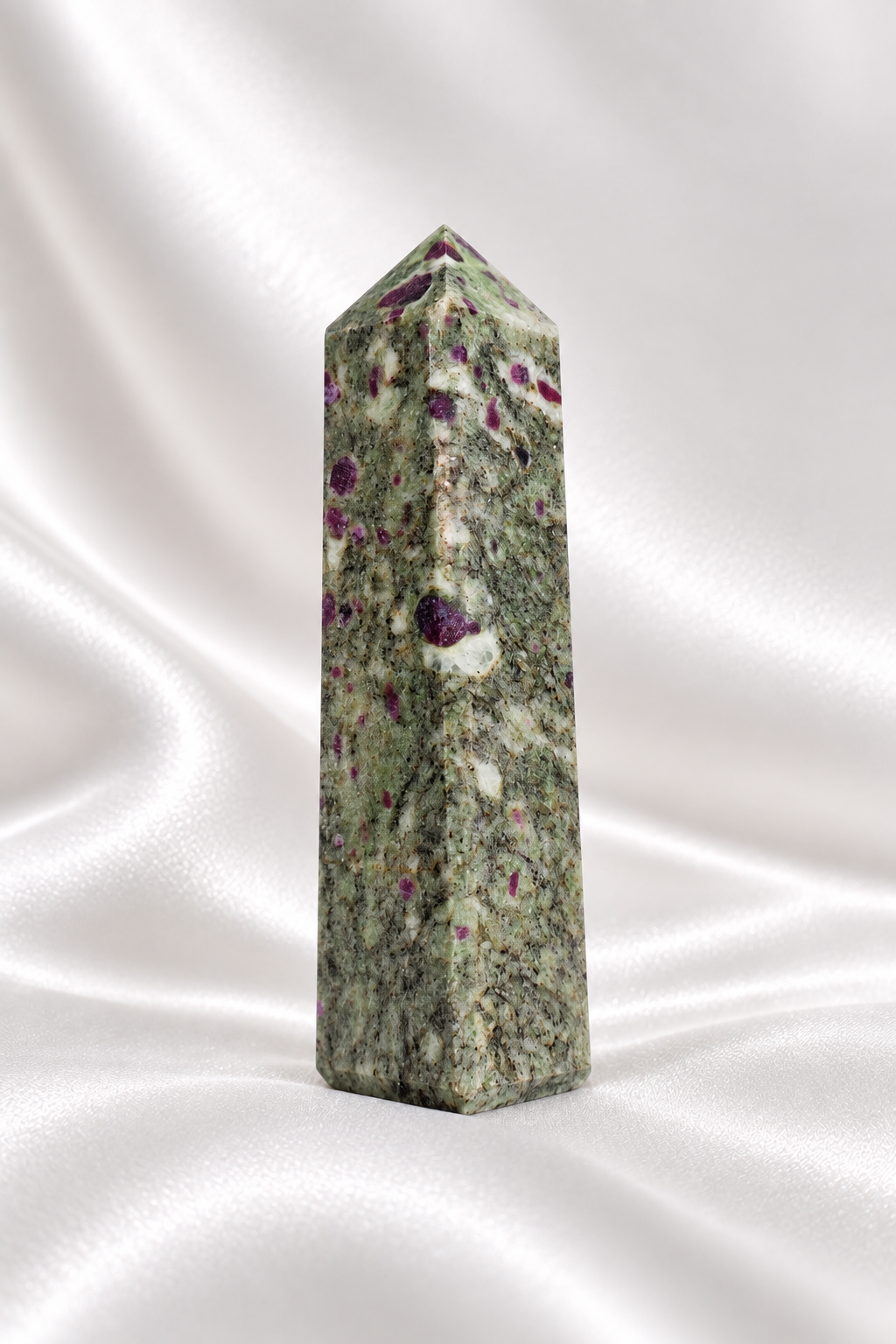Ruby in Albite Tower #7- RARE