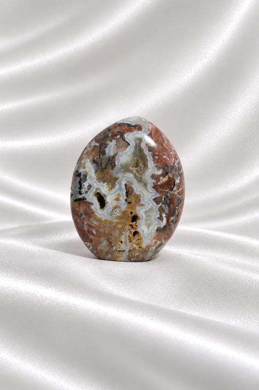 Sangria Lace Agate Flame #8