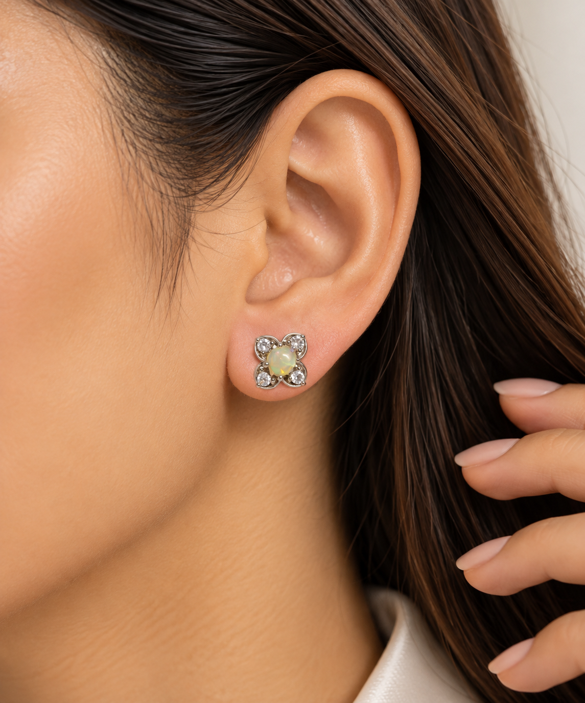 Opal Earring #1