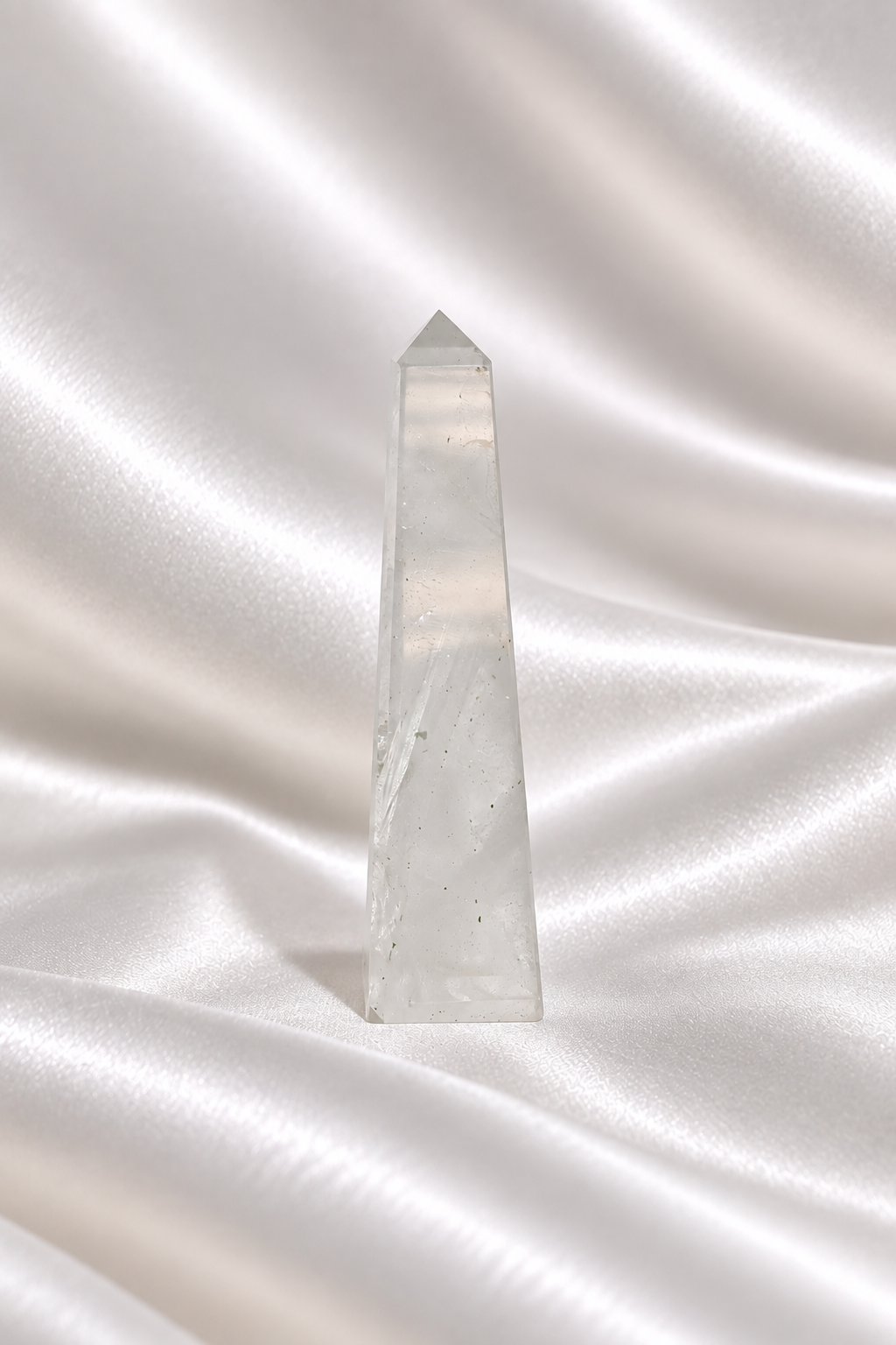 Clear Quartz Obelisks #10- Chipped From Side