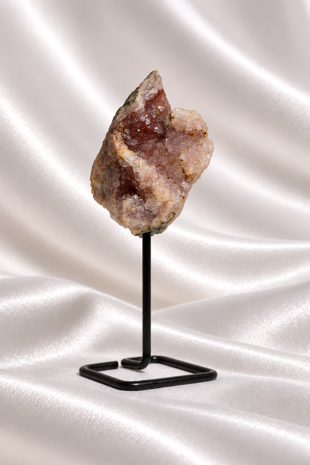 Pink Amethyst Geode on Stand #20