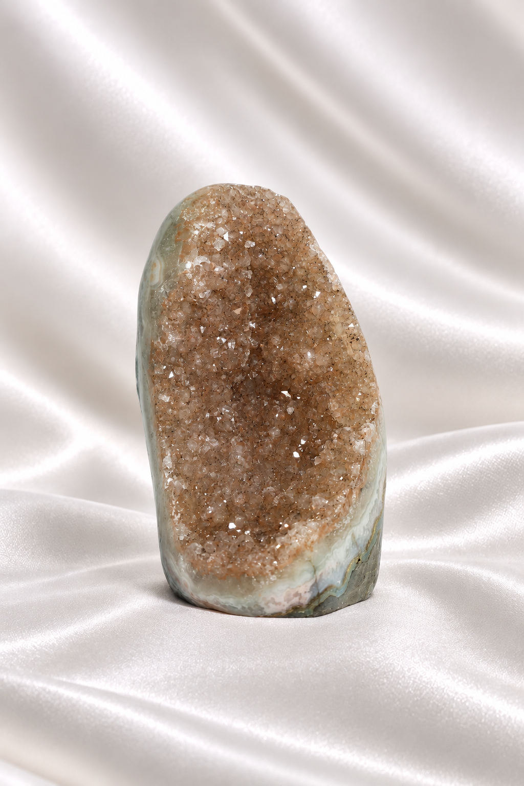 Sugar Druzy Rainbow Amethyst Cut Base #80- High Quality - 347 gm