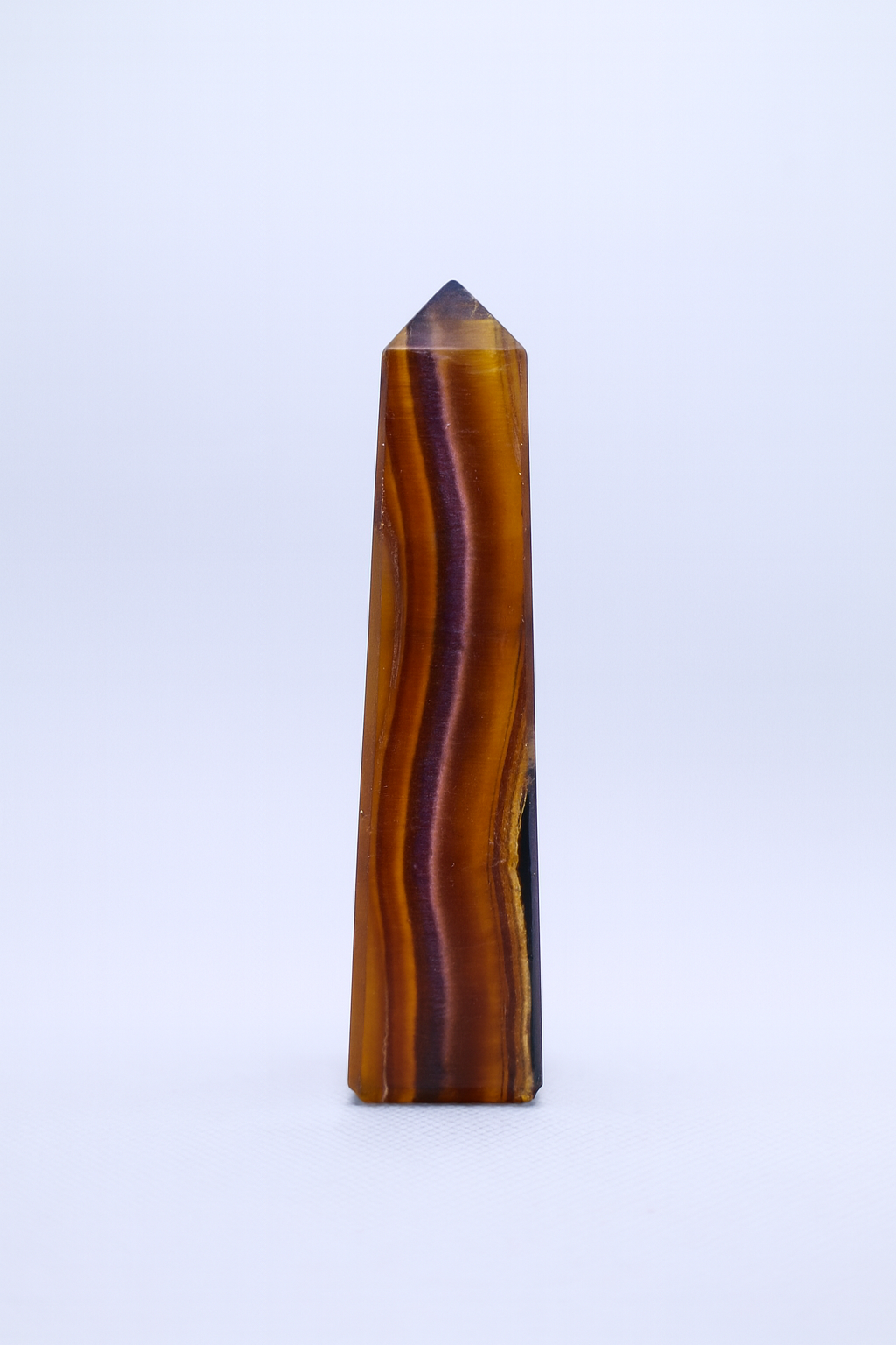 Rainbow Fluorite Tower #6 - Tip Little Chipped