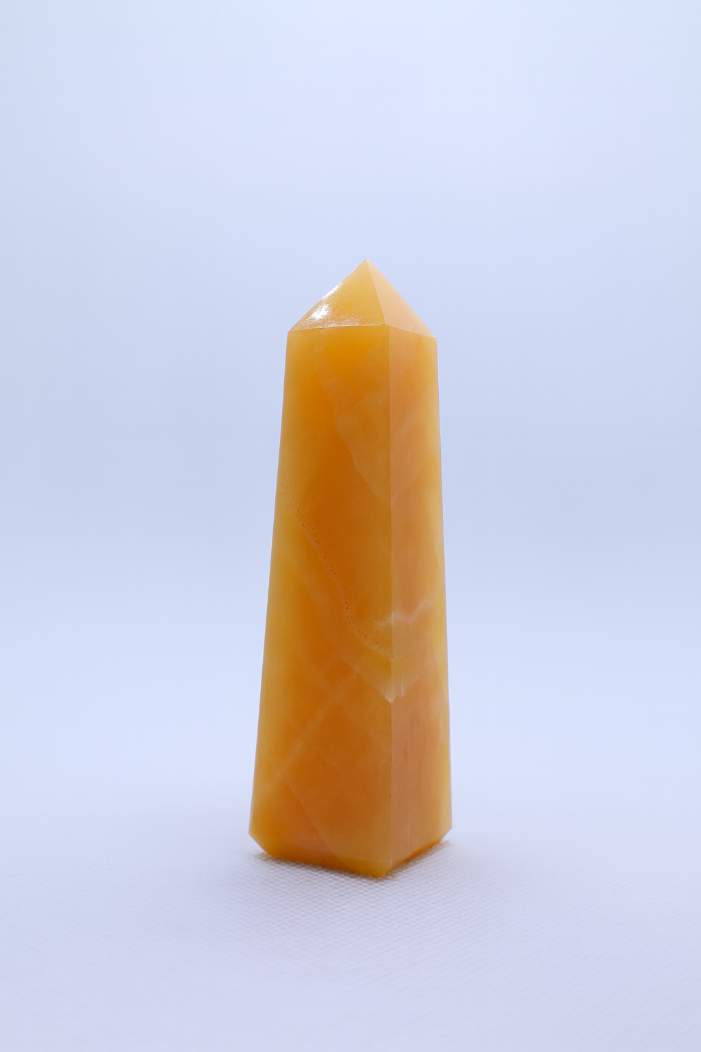 Orange Calcite Obelisks #7
