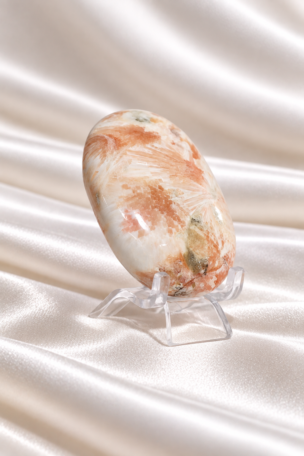 Pink Scolecite Palmstone #8