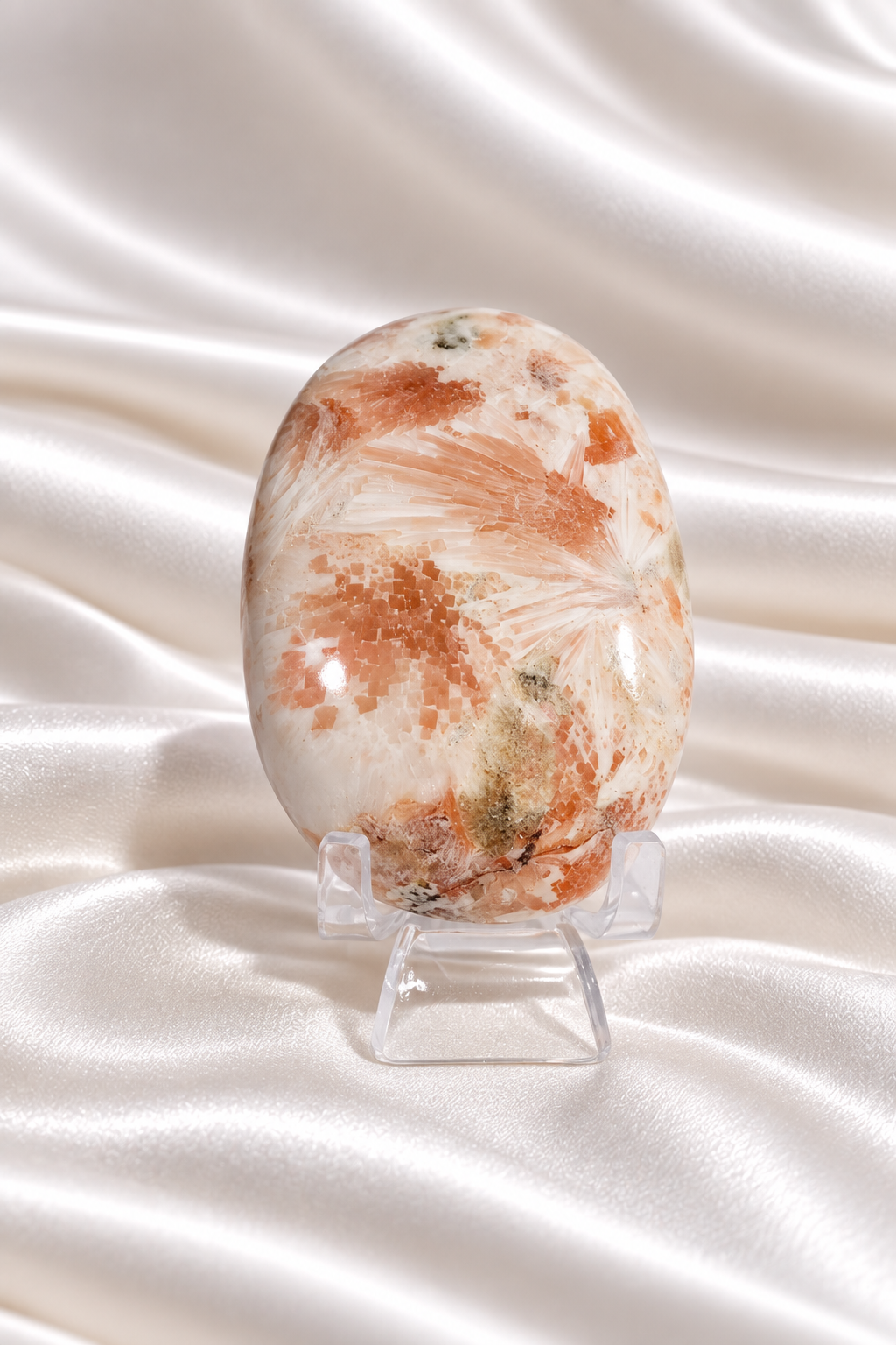 Pink Scolecite Palmstone #8