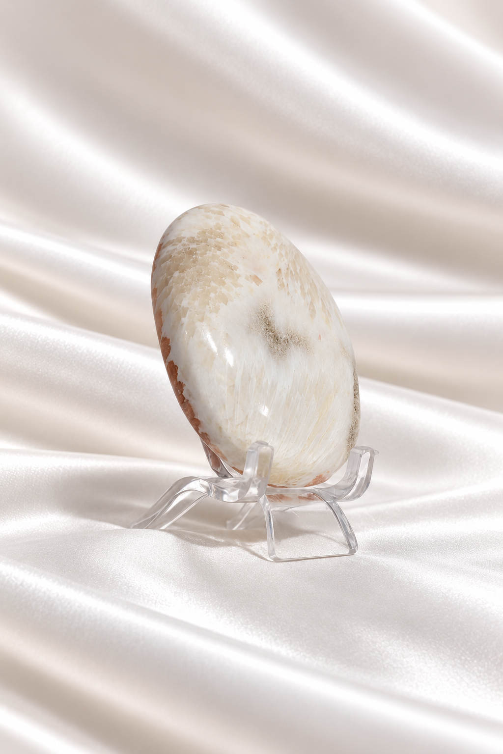 Pink Scolecite Palmstone #9