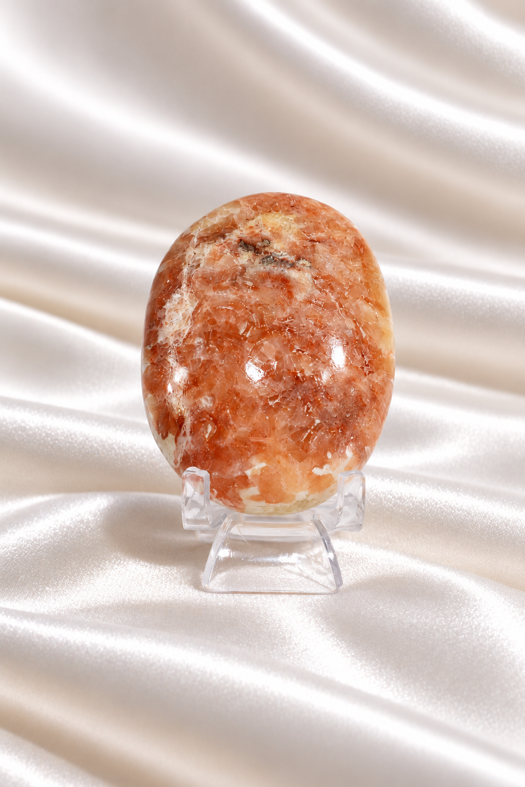 Pink Scolecite Palmstone #9