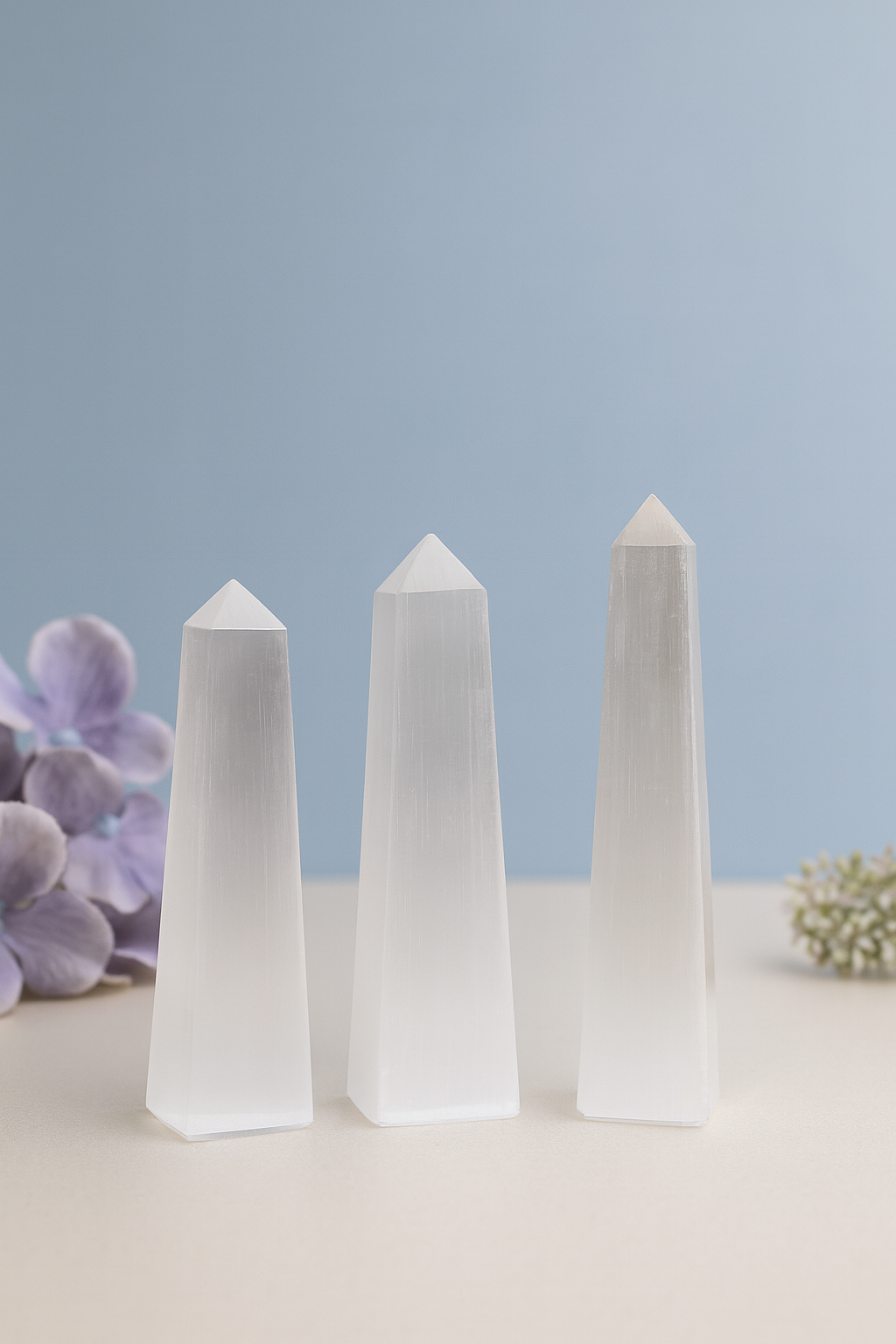 Selenite Obelisks