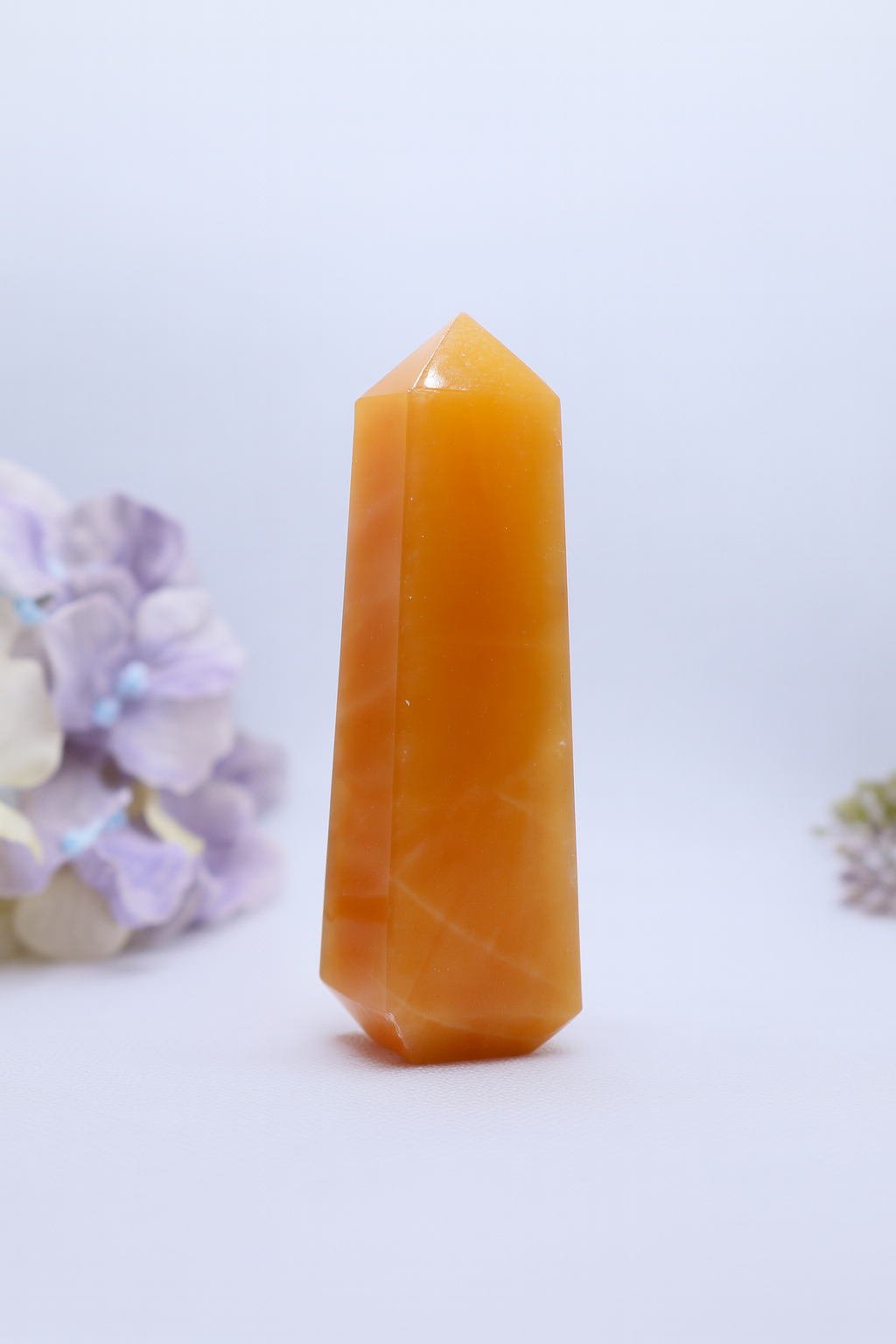 Orange Calcite Obelisks #5