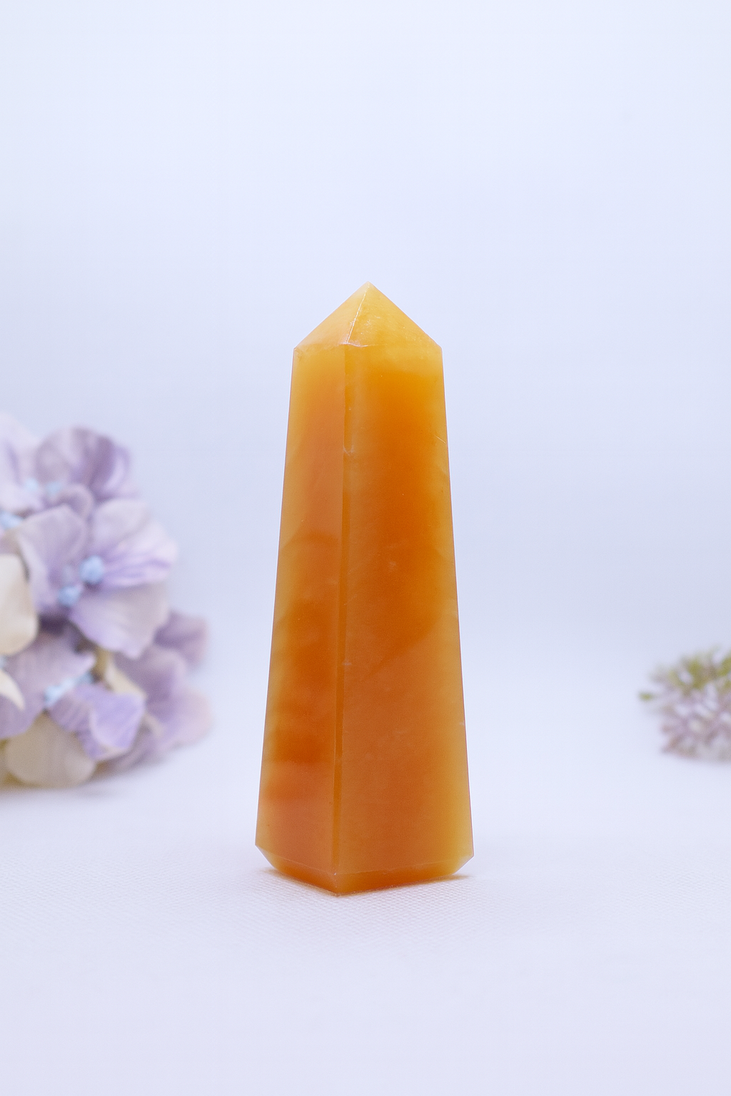 Orange Calcite Obelisks #1