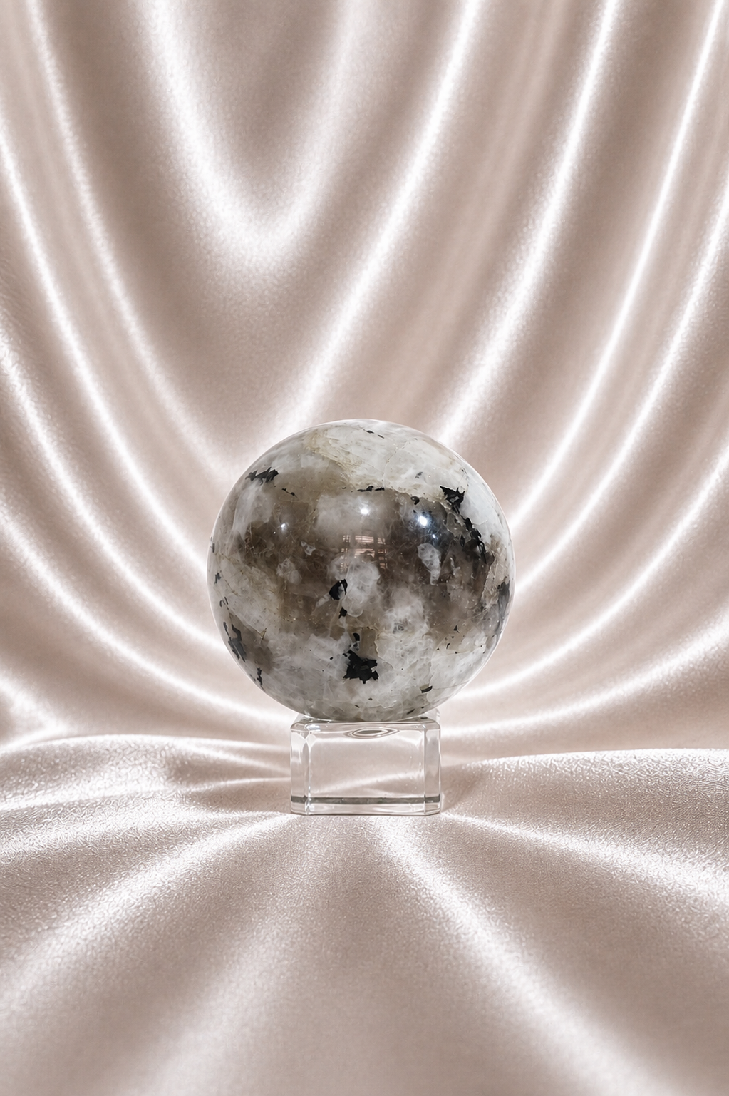 Rainbow Moonstone Sphere #16