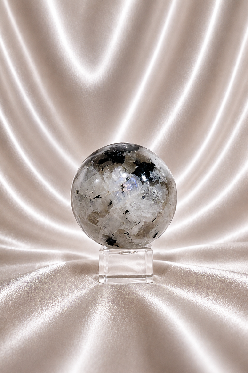 Rainbow Moonstone Sphere #16