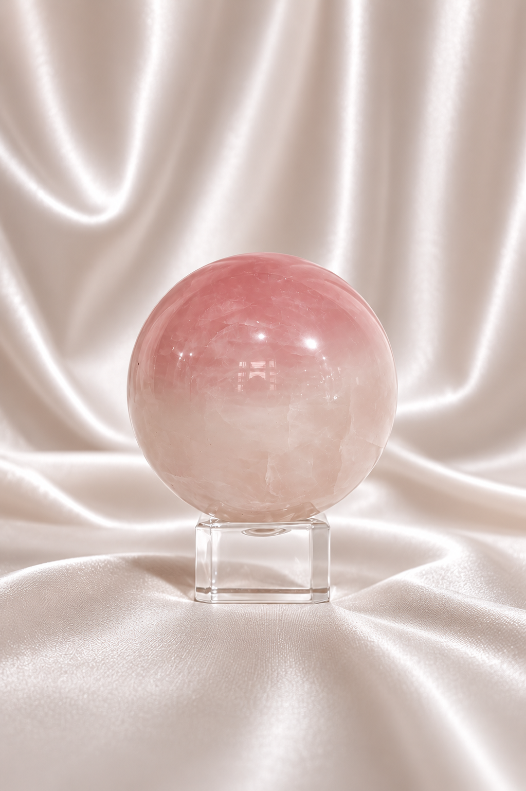 Rose Quartz Sphere #17