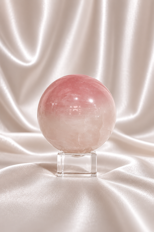 Rose Quartz Sphere #17