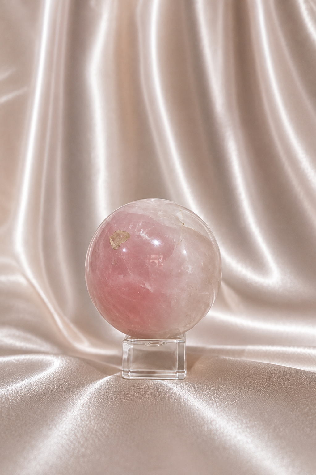 Rose Quartz Sphere #17