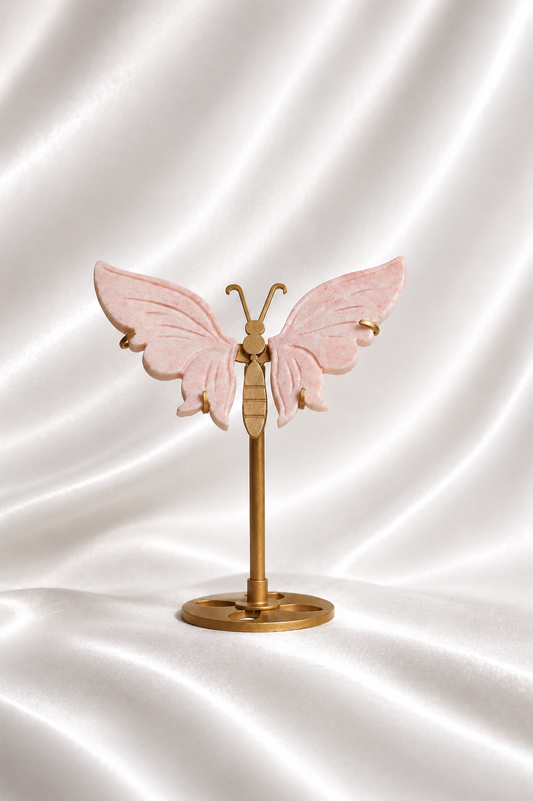 Pink Opal Butterfly Wings
