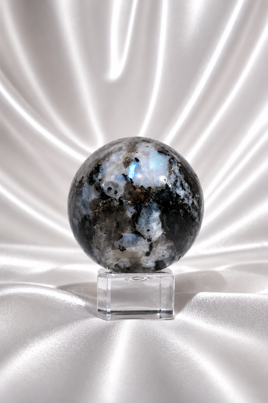 Rainbow Moonstone Sphere #15- AAA Quality