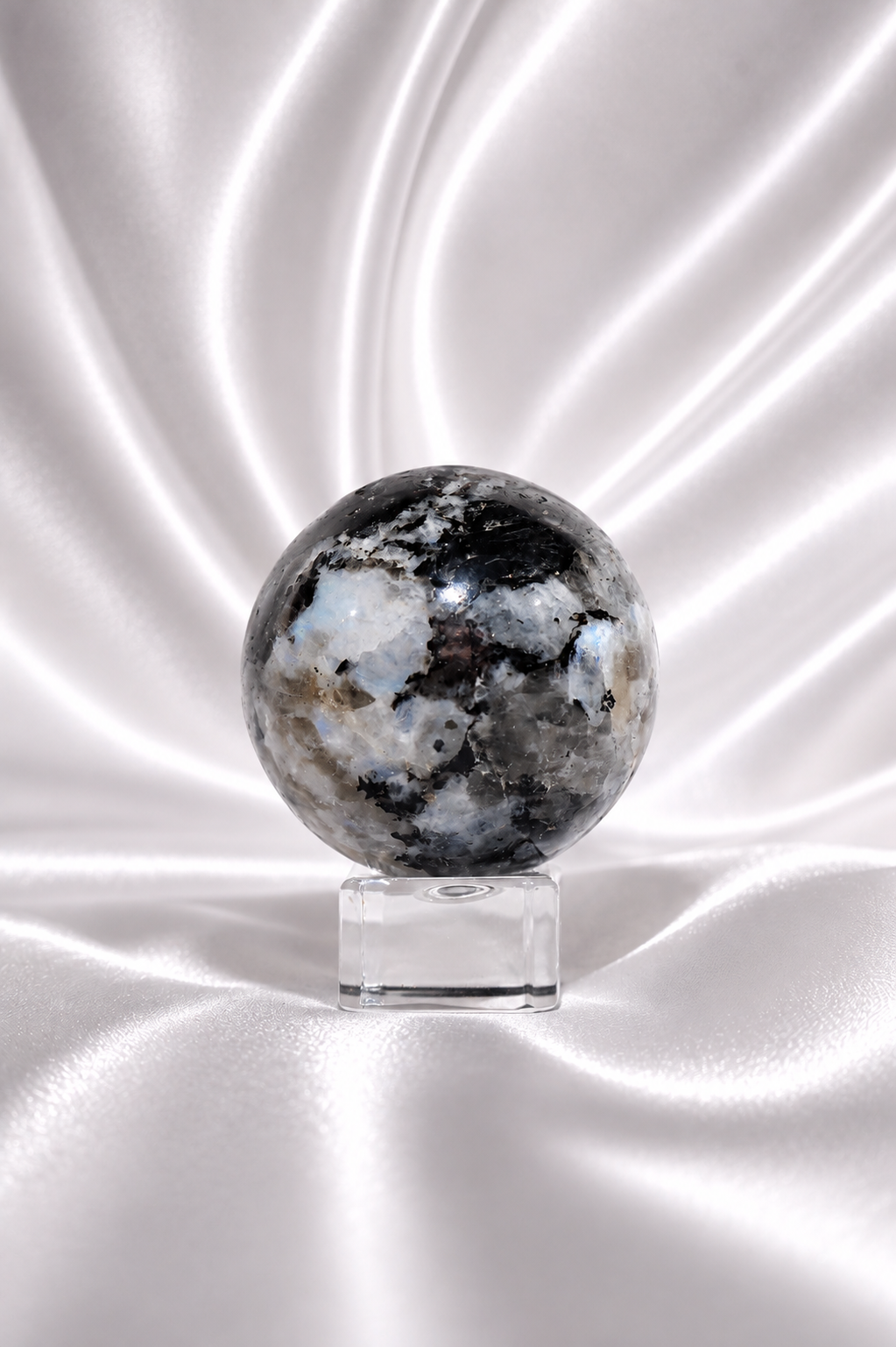 Rainbow Moonstone Sphere #15- AAA Quality