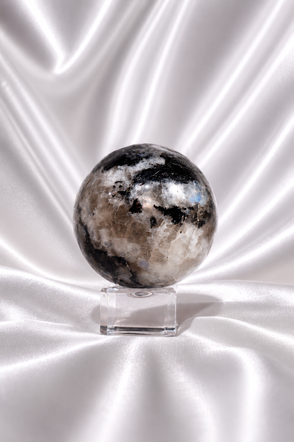 Rainbow Moonstone Sphere #15- AAA Quality