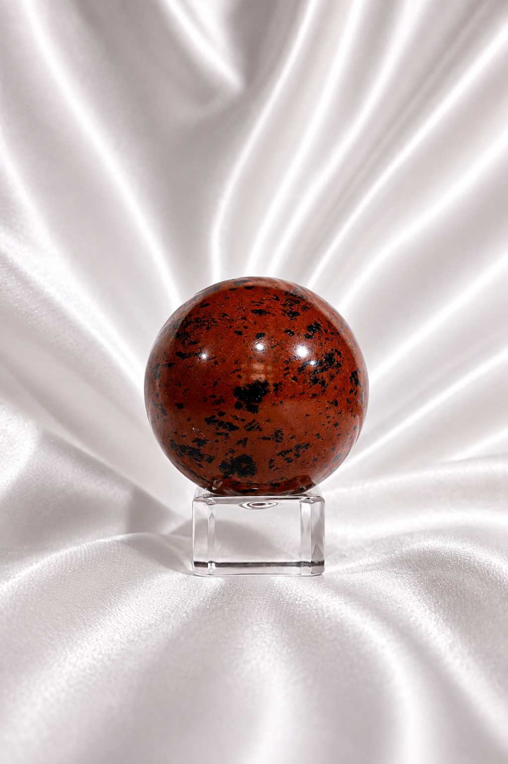 Mahogany Obsidian Sphere #6