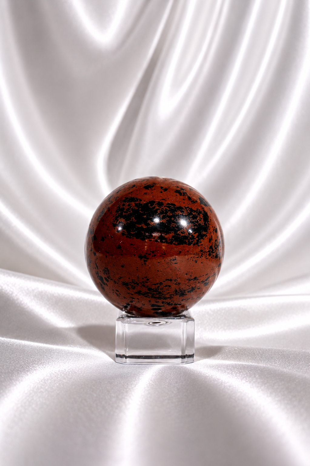 Mahogany Obsidian Sphere #6