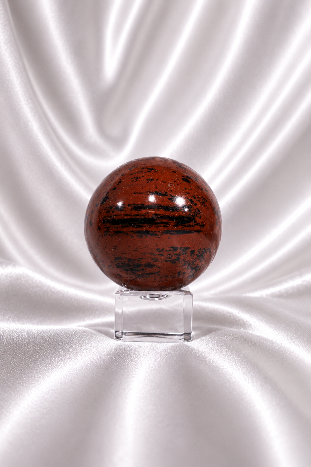 Mahogany Obsidian Sphere #6
